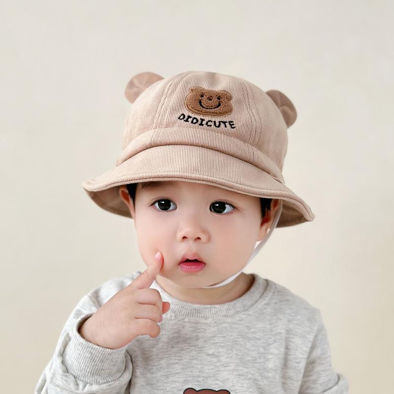 キッズ ベビー バケットハット かわいい 耳 帽子 男の子 春秋 フィッシャーマンハット 帽子 かわいい ..