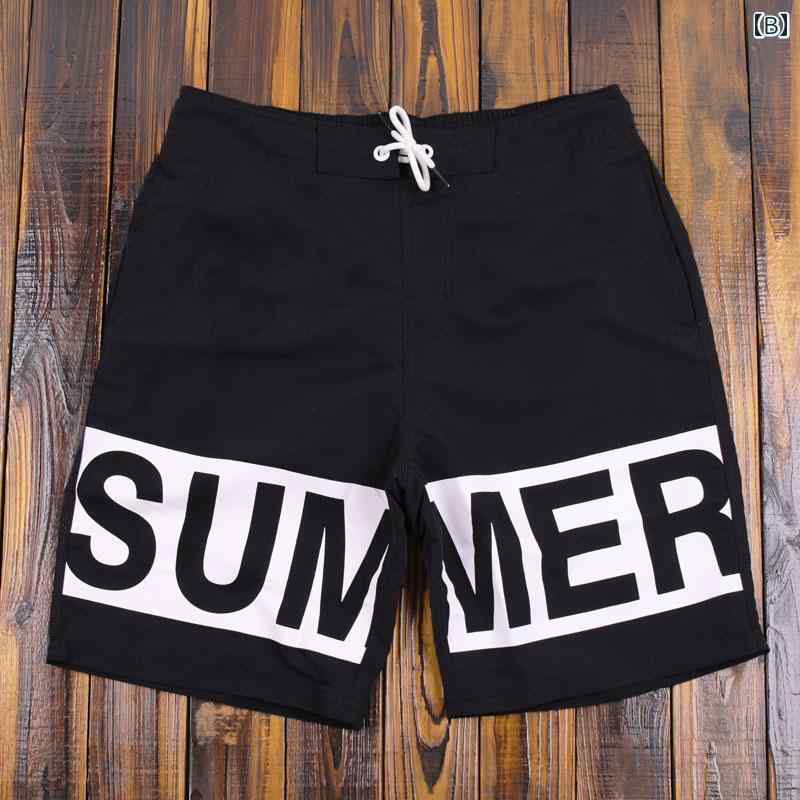 メンズ パンツ ビーチ 海パン 水着 海水 プール 海水浴 サーフィン スポーツ 海 波 カバー 速乾 ブルー ショーツ 裏地 シーサイド スイミング