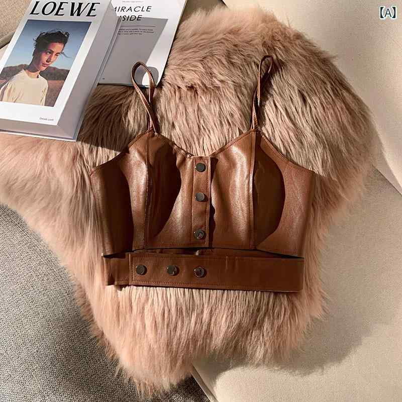 レディース 秋冬 レザー ビスチェ モテ服 セクシー お腹見せ レイヤード かわいい おしゃれ きれいめ ..