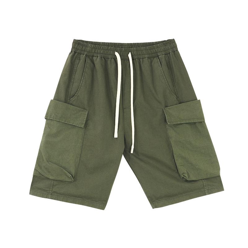 ハーフパンツ メンズ ウィンド 大ポケット カーゴ ショーツ 夏 大きめサイズ パン...