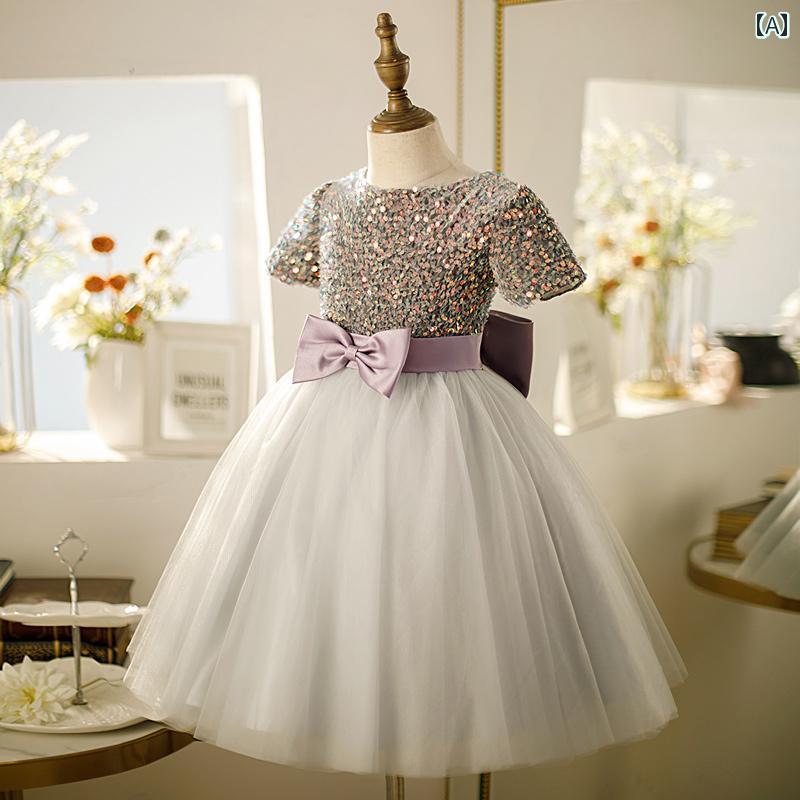 ドレス 発表会 ガールズ 誕生日 プリンセス スーパー フェアリー フラワーガール ウェディング リトル ..