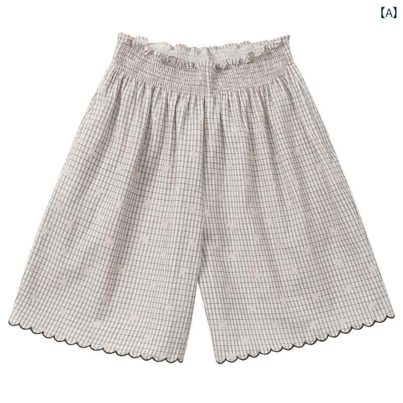 ショートパンツ キッズ 短パン 動きやすい 子供服 夏 肌に優しい ルース 綿 レース 弾性 ウエスト 親子 カジュアルショーツ 女性用