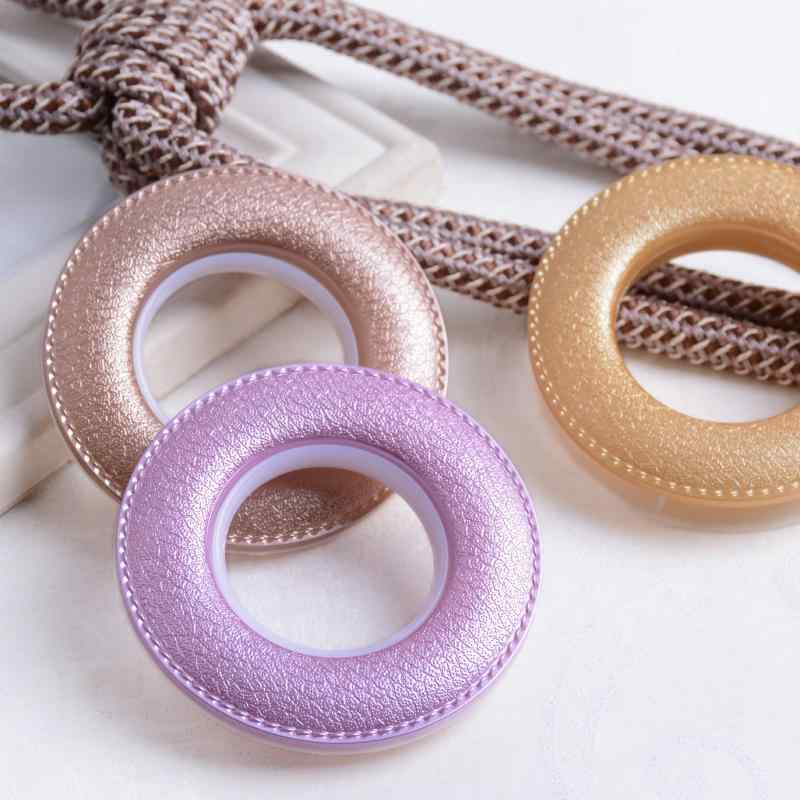 カーテン リング カーテン アクセサリー リング パンチング バックル ホイール 20個入り シンプル チュ..