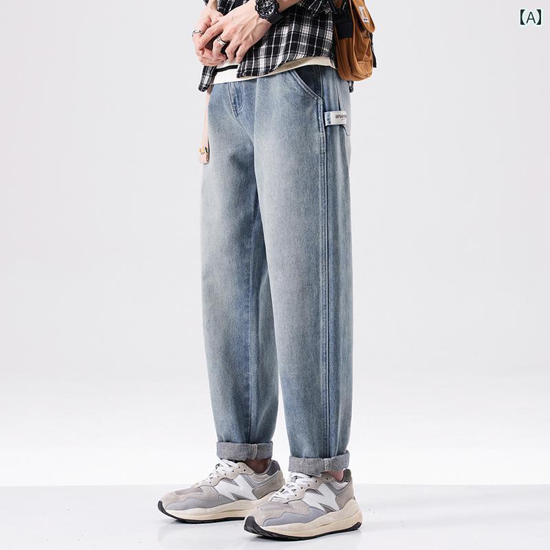 デニムパンツ メンズ ファッション ボトムス ズボン パンツ ロング ウェア ストレート ジーンズ 作業着 アウトドア スポーツ スリム ワーク カジュアル メンズ 春秋