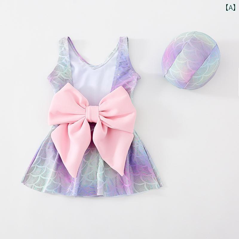 水着 子供 スイムウェア キッズ 女の子 プリンセス ファッション 夏 マリンリゾート プール 海水浴 夏 スイム ウェア マーメイド 人魚 スカート ワンピース グラデーション フェアリー