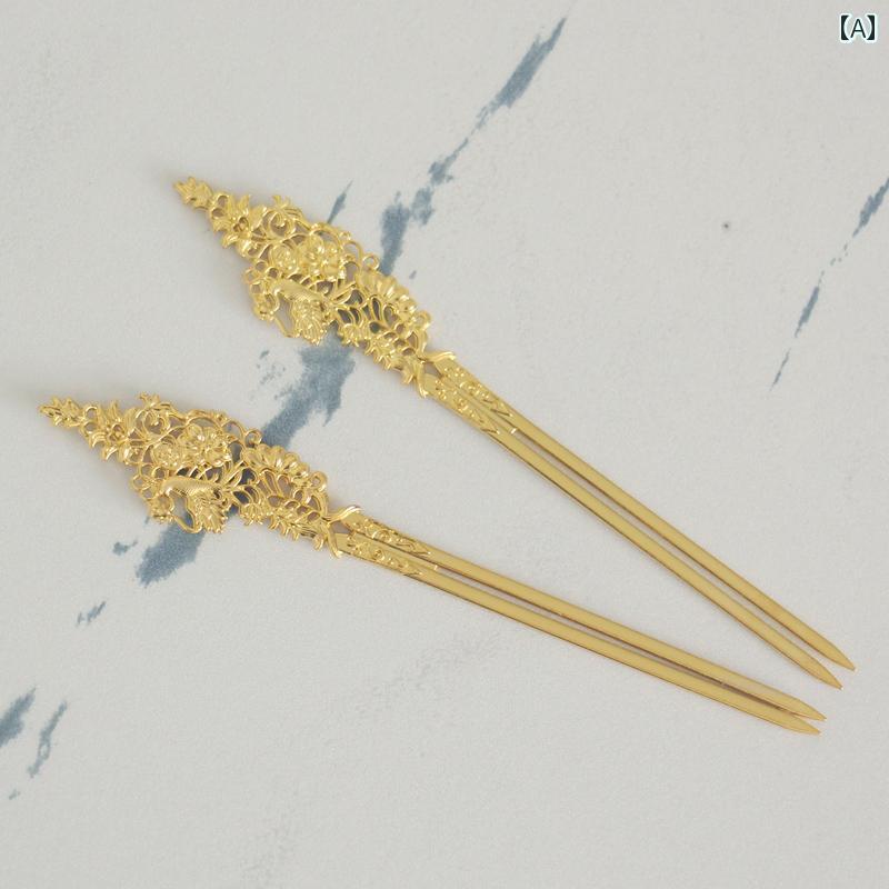 かんざし ヘアピン 髪飾り ヘアコーム ヘアアクセサリー アップヘア おしゃれ エキゾチック エスニック..