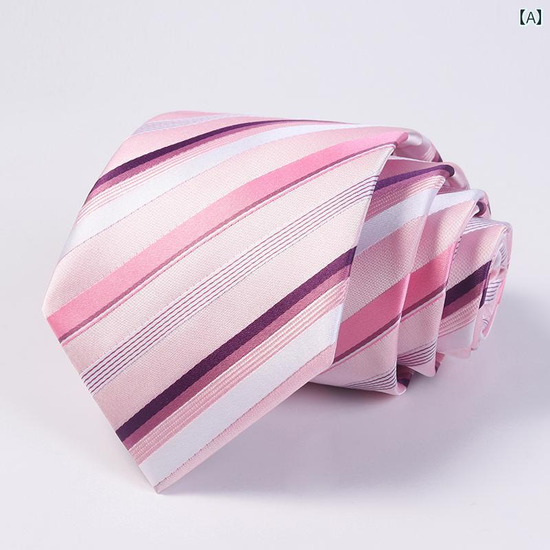 ネクタイ ストライプ メンズ 大人 ビジネス オフィス カジュアル ブリティッシュ スタイリッシュ 紳士 ファッション 韓国