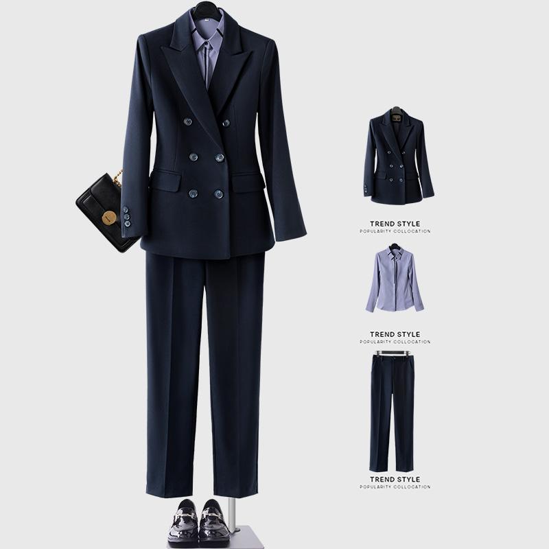 レディース スーツ ビジネス カジュアル 通勤 婦人服 オフィスレディ スーツ ジャケット ブレザー パンツ ズボン 秋冬 スタイリッシュ