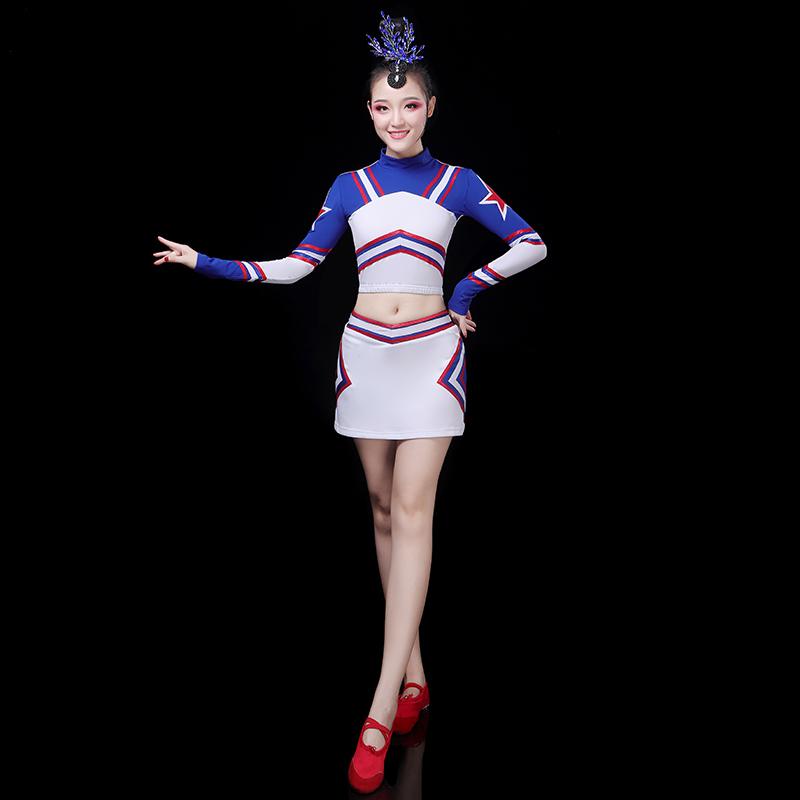 ダンス 衣装 民族舞踊 チアリーダー 服 レディーススーツ 大人 へそ出し サッカー ゲーム チアリーディングユニフォーム 体操 エアロビクス パフォーマンス スポーツ 競技