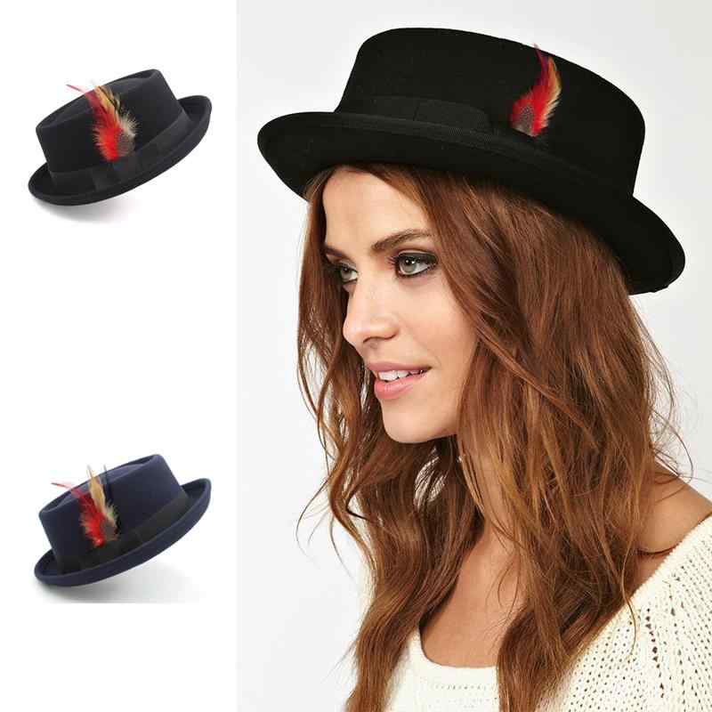 帽子 ハット ハット ウール メンズ レディース ユニセックス 春秋冬 エレガント ジャズ