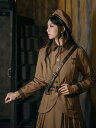 アクセサリー レディース 長袖 コスプレ 撮影 小道具 シングルブレスト スリム ボタン カーキ ミドル丈 ブレザー 制服