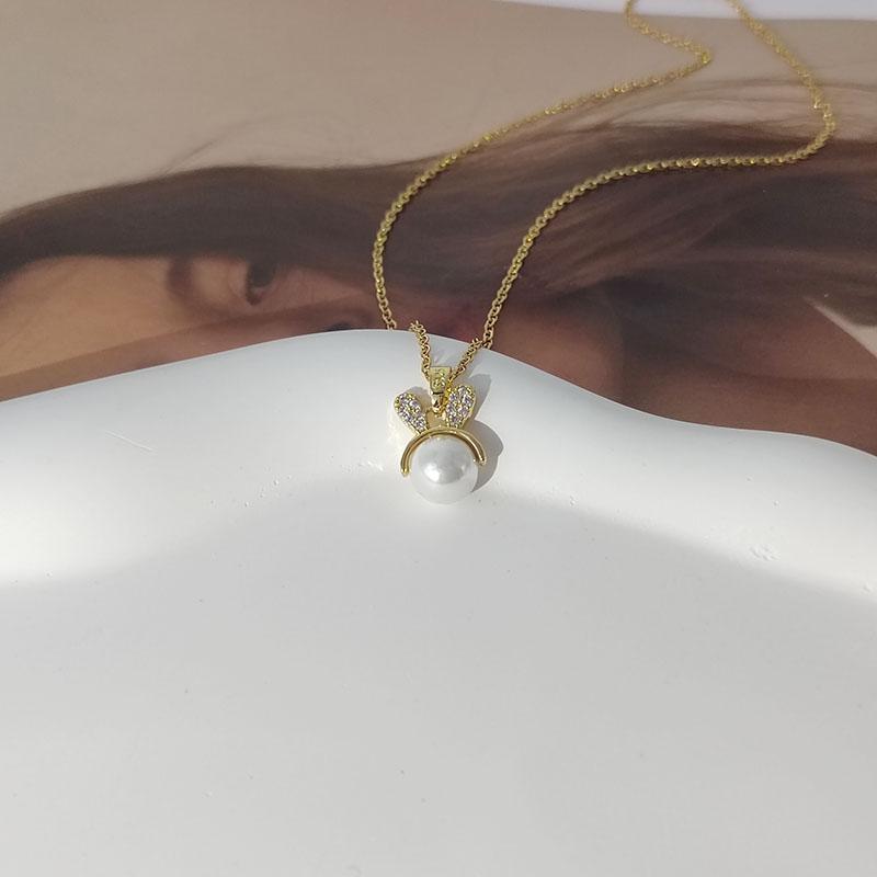 ペンダント チャイナ風 干支 ウサギ ペンダント ネックレス レディース 軽量 贅沢 精巧 コンパクト 鎖骨 チェーン レディース ファッション アクセサリー 装飾品