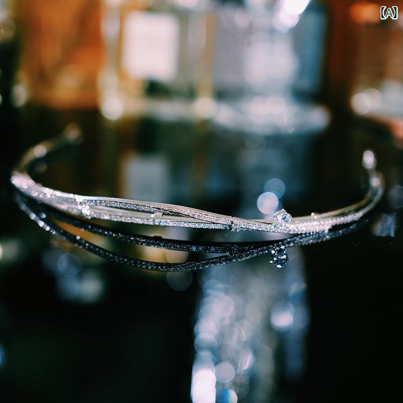 ティアラ 花嫁 プリンセス レディース 子供 大人式 誕生日 フレンチ カチューシャ シンプル フォーマル 上品 イベント パーティー ヘアーアクセサリー