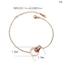 ブレスレット レディース 秋冬 ハンド ジュエリー ガールズ 親友 チタン鋼 イン ハイエンド ジュエリー 韓国 アクセサリー