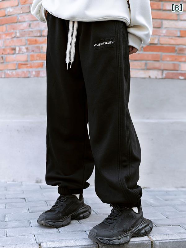 女の子 ボトムス パンツ かわいい スポーティー カジュアル シンプル 冬 リラックス デイリーウェア おしゃれ 中学 高校 学生