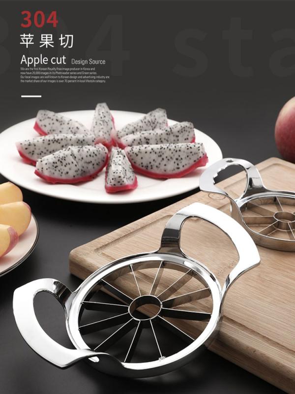 304ステンレス リンゴ オレンジ 果物 切断ツール スイカ セパレート スライス 芯抜き 8つ切り ピューラー スライサー 梨 柿 ゆ グレープフルーツ