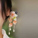 ヘアヘアアクセサリー かんざし ヘアピン 木 頭 春の花 ウッド 髪飾り 髪留め 大人式 母の日 ギフト レトロ おしゃれ モダン レトロ レディース シンプル...