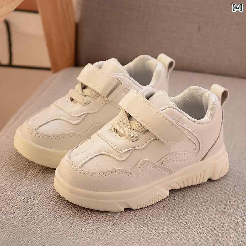 シューズ 靴 子供靴 春秋 男の子 女の子 スポーツ キッズ ベビー ランニング ソフト ソール 滑り止め キッズ