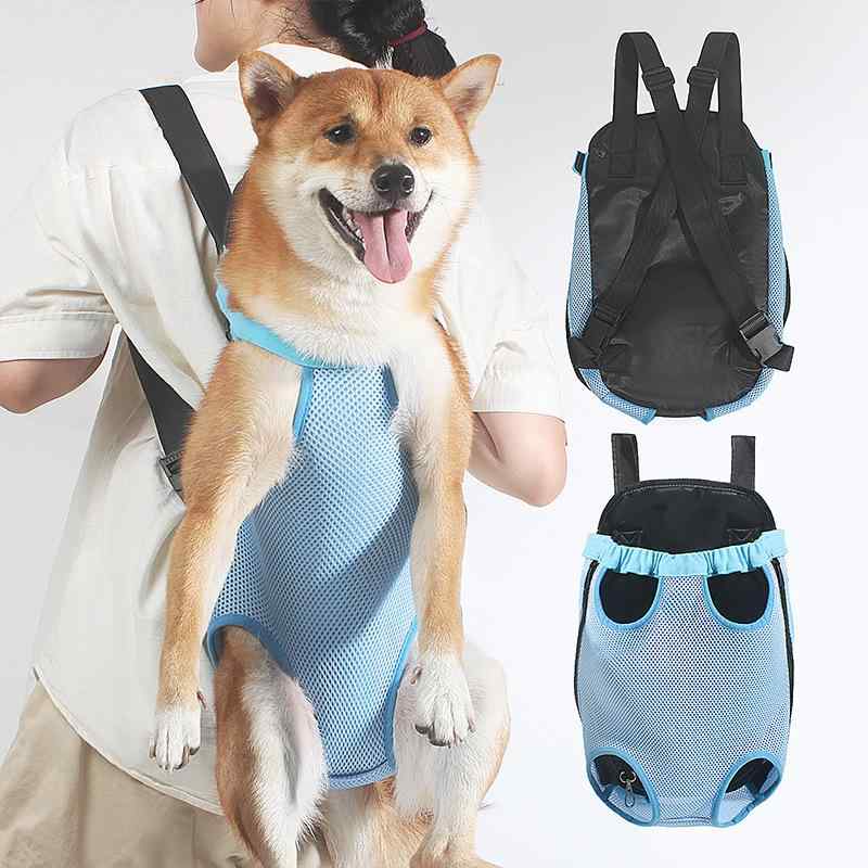 ペット品 ワンちゃん 猫ちゃん 抱っこ紐 ペット バックパック 通気性 メッシュ 小型犬 バック 犬 猫 胸 前後 バックパック 屋外 ポータブル リュック