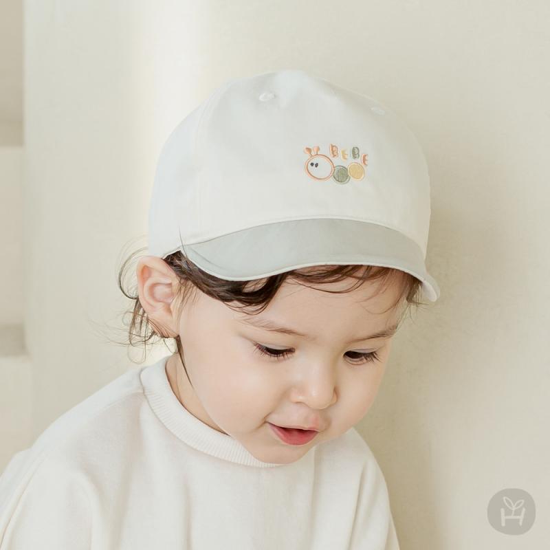 キッズファッション 帽子 キャップ 軽量 刺繍 調節可能 頭 ヘッド 保護 韓国 かわいい キッズ ベビー ..