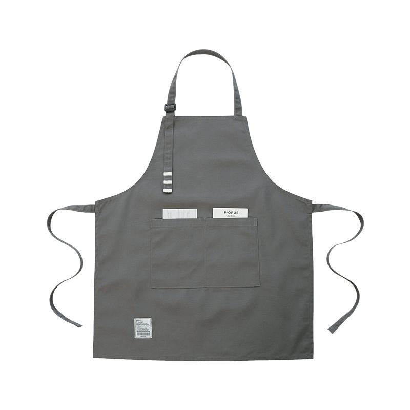 エン 前掛け 作業着 スモック 保護 DIY 家事 調理 防汚 防水 家庭 キッチン カバー 生地 ガーデニング メンズ レディース兼(4.0)