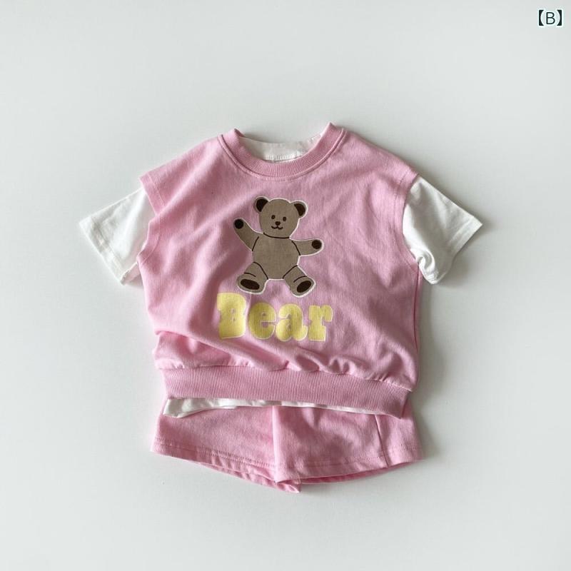 セットアップ シンプル カジュアル かわいい ベビー 赤ちゃん キッズ 乳幼児 子供 ...