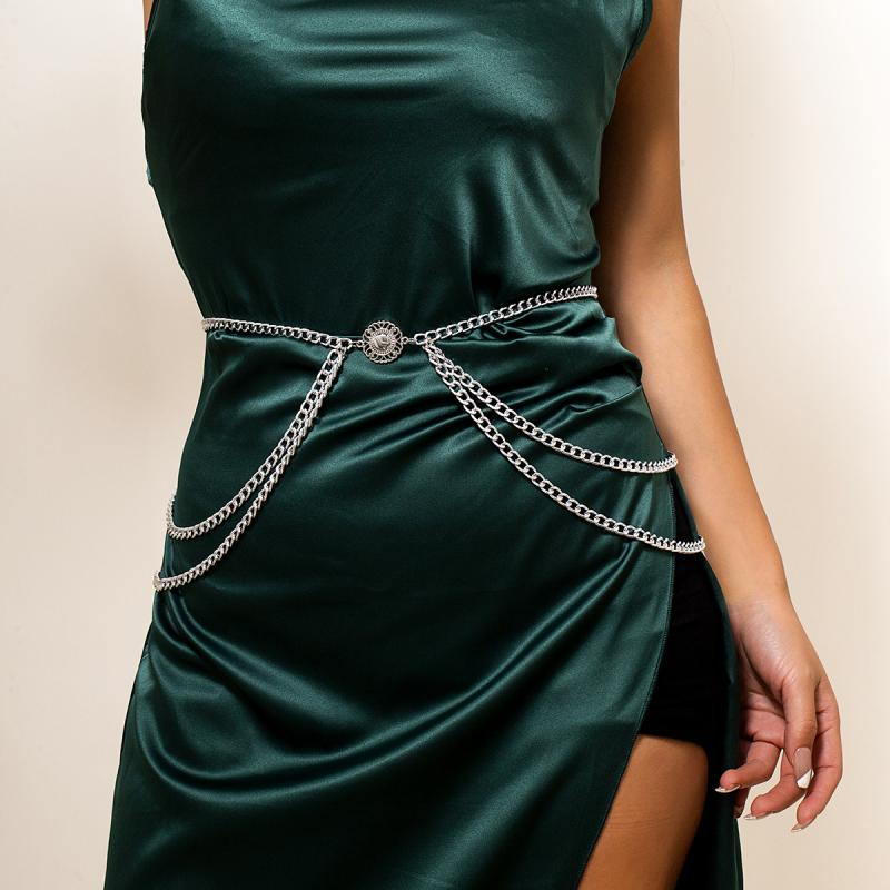 レディース 夏 タッセル チェーン アクセサリー ボディ ビキニ 水着 プール ビーチ 海水浴 アクセ セクシー アメリカン ジュエリー レトロ 多層 U 字型 多目的 女性用 メタル ウエスト