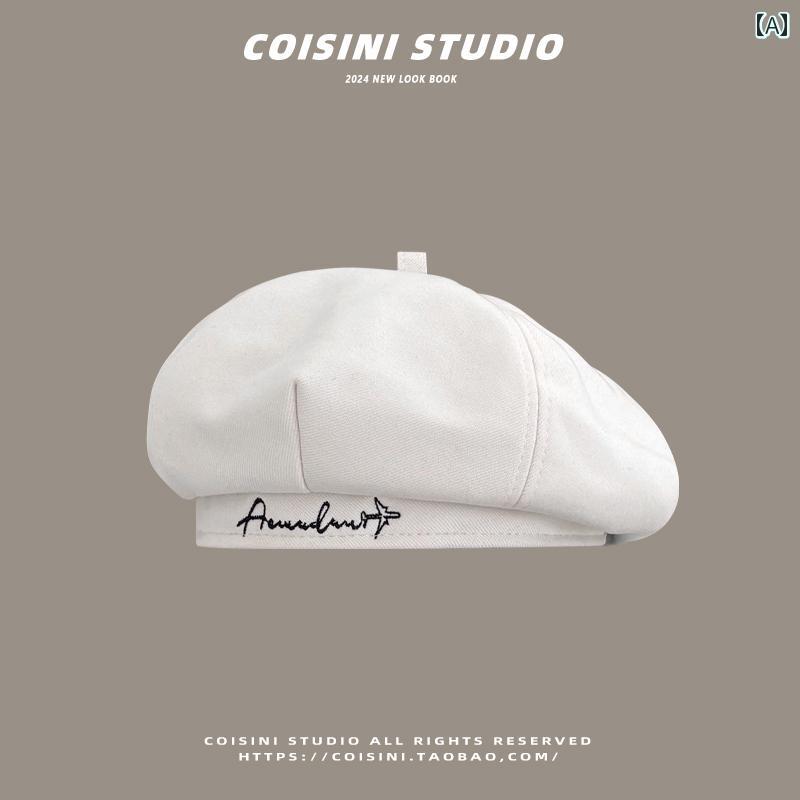 帽子 ベレー帽 レディース 秋冬 レトロ 八角 カジュアル ペインター ハット シンプル デート 旅行 ピクニック おしゃれ ファッション エレガント 上品 トレンド