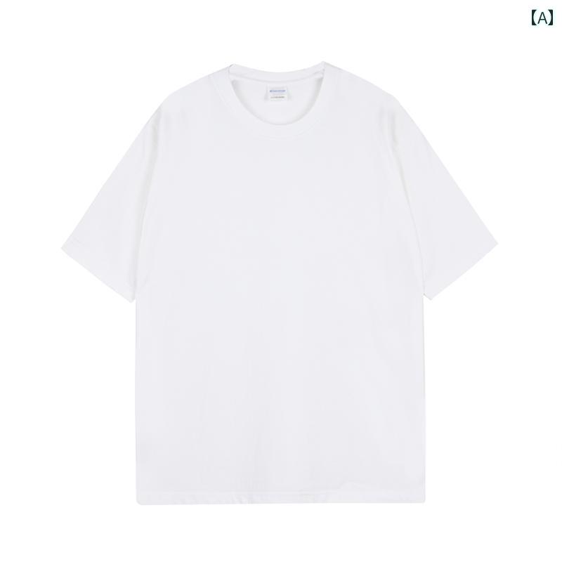 レディース 夏 ファッション 春 マカ カラー ヘビー コットン 半袖 T シャツ 快適 ボトム トップス