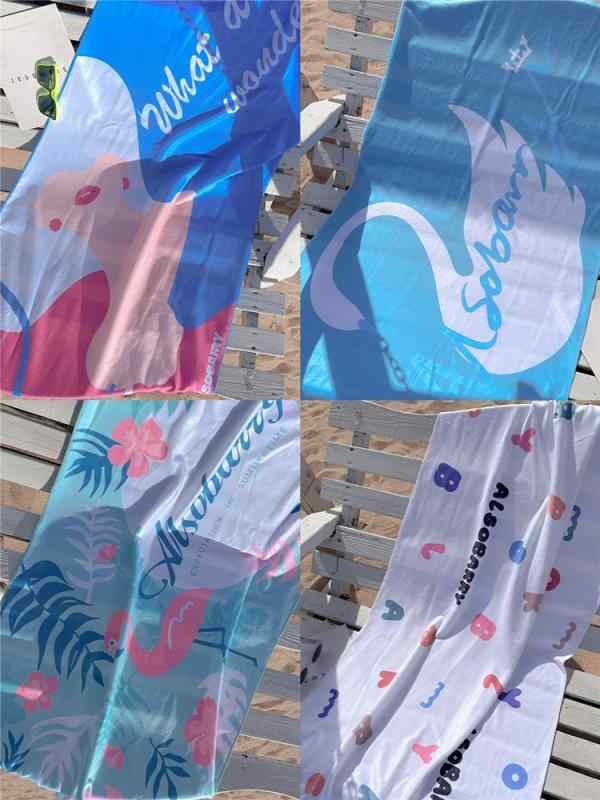 ビーチ バカンス 速乾 水泳 バスタオル レディース フィットネス スポーツ 吸水性 メンズ 携帯 子供 入..