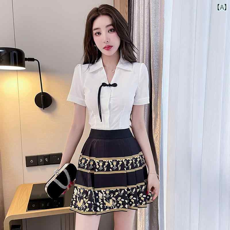 夏 フットバス マッサージ レディース ヘルスクラブ Vネック ホテル 半袖 中華風 フロント アジアン シ..