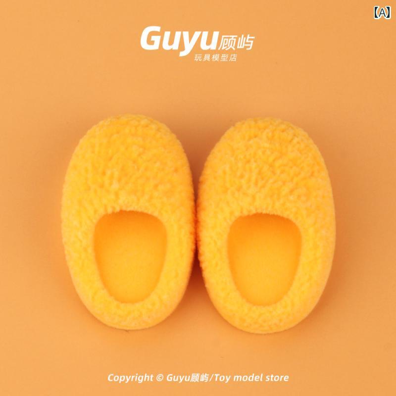 ミニチュア ミニ フィギュア 植毛スリッパ まま インテリア ドールハウス 樹脂 アクセサリー おもちゃ キッズ 玩具 車内装飾 装飾品