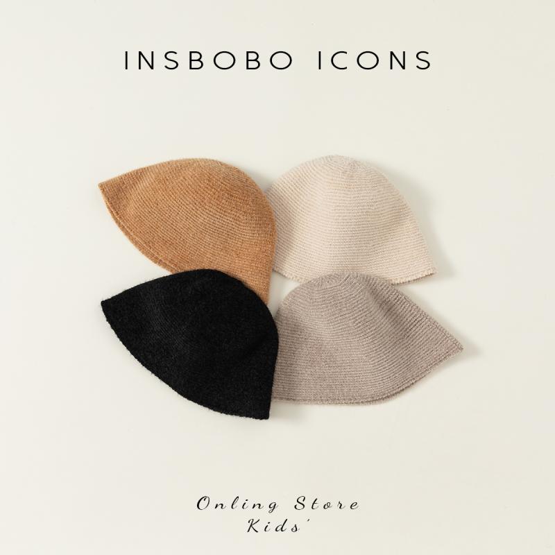 子供服 帽子 バケットハット 女の子 男の子 ユニセックス ドーム型 フィッシャーマンハット 幼児 男児女児 秋冬 フリーサイズ 4歳8歳 女の子 ボーイズ つばし キッズ 無地 シンプル アイボリー キャラメル ブラック ベージュ ウール帽子