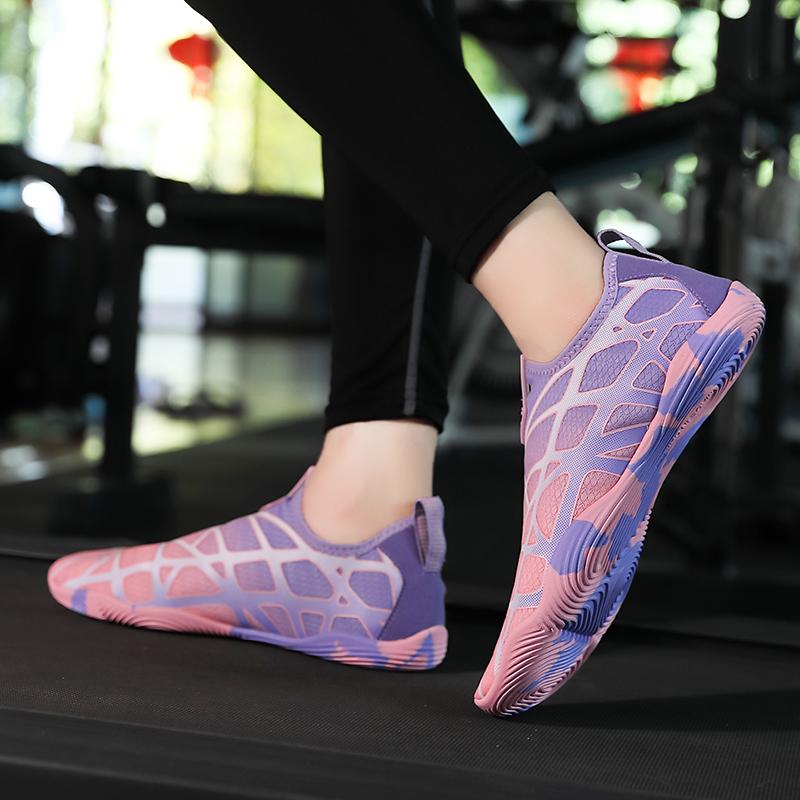 フィットネス シューズ ヨガ メンズ レディース トレーニング 室内 ラウンドトゥ メッシュ フラットヒール メンズ レディース