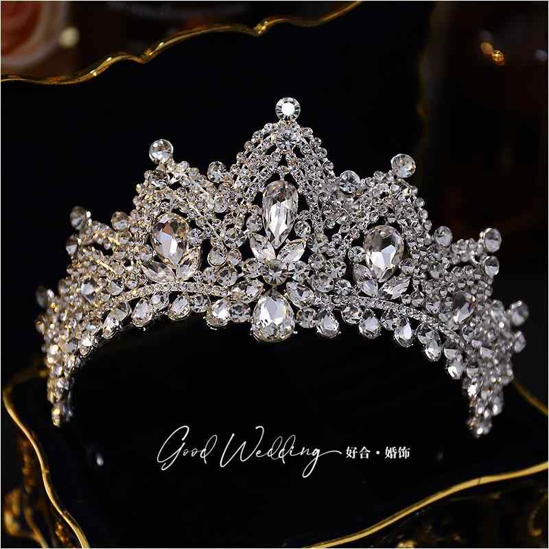 ティアラ クラウン レディース アクセサリー ブライダルジュエリー バロック 帽子 花嫁 結婚式 スーパ..