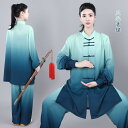 カンフー服 太極拳 体操 スポーツウェア トレーニングウェア 中国 練習 競技 パフォーマンス エレガント メンズ レディース