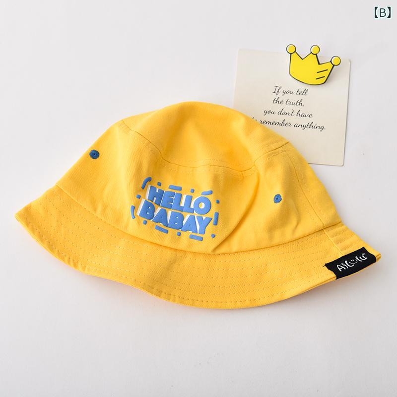 ベビー 帽子 サンハット 日よけ 調節可能 通気性 頭 ヘッド 保護 雑貨 かわいい 幼児 赤ちゃん 装飾 春秋 屋外 外出 レジャー 子供