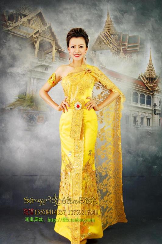 コスチューム 民族衣装 タイ エスニック アジアンテイスト 伝統 レトロ フェスティバル 衣装 コスチューム ドレスコード レディース