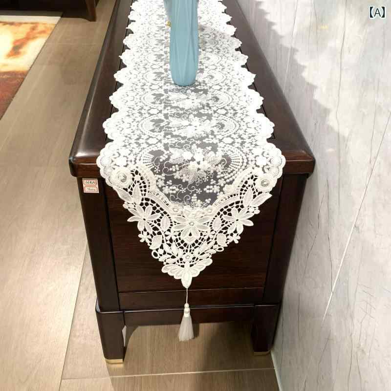 テーブルクロス テーブルランナー テレビ台 コーヒーテーブル リビング ダイニング キャビネット カバー 室内装飾 インテリア おしゃれ レース