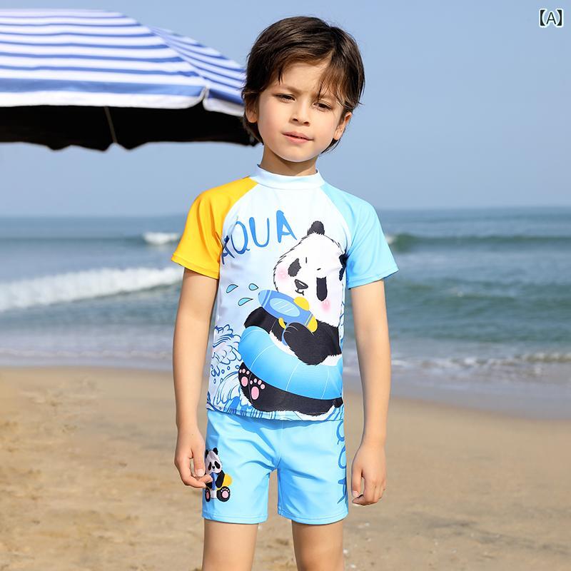 スポーツ 水着 ラッシュガード セパレート キッズ 子供 男の子 スイムウェア かわいい おしゃれ 温泉 海 プール レジャー 速乾 セットアップ