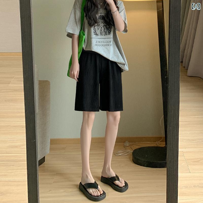 夏 アウター 最適 マタニティショーツ 妊娠 初期 薄手 大きめサイズ ひんやり 涼し...