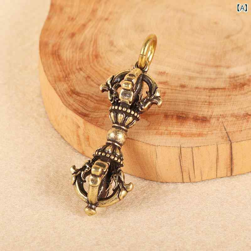 レトロ 車 キーホルダー ペンダント キーアクセサリー キーチェーン ストラップ メンズ レディース兼 チャイナテイスト 装飾品 真鍮