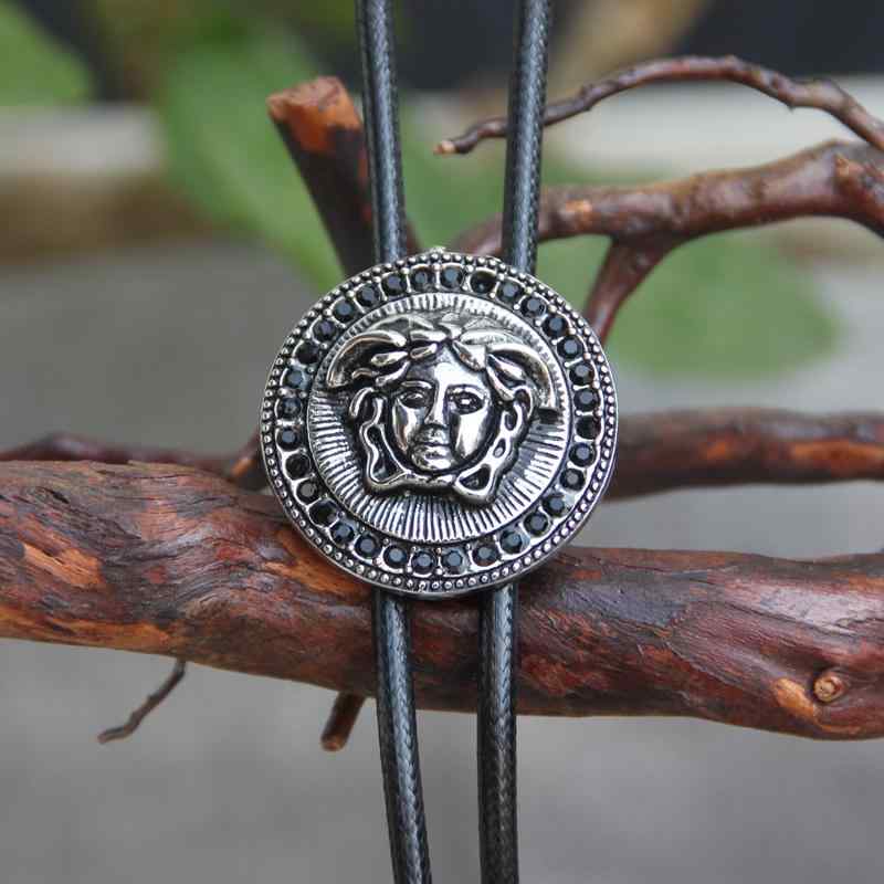 ボロタイ ネクタイ ロープ ネクタイ ループタイ ネックストラップ ステンレス ファッション カジュアル 小物