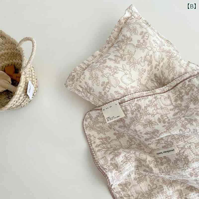 ベビーブランケット ガーゼブランケット タオル 毛布 春夏 コットン お昼寝 新生児 厚手 秋冬 コットン 柔らかい ギフト ベビー品 2