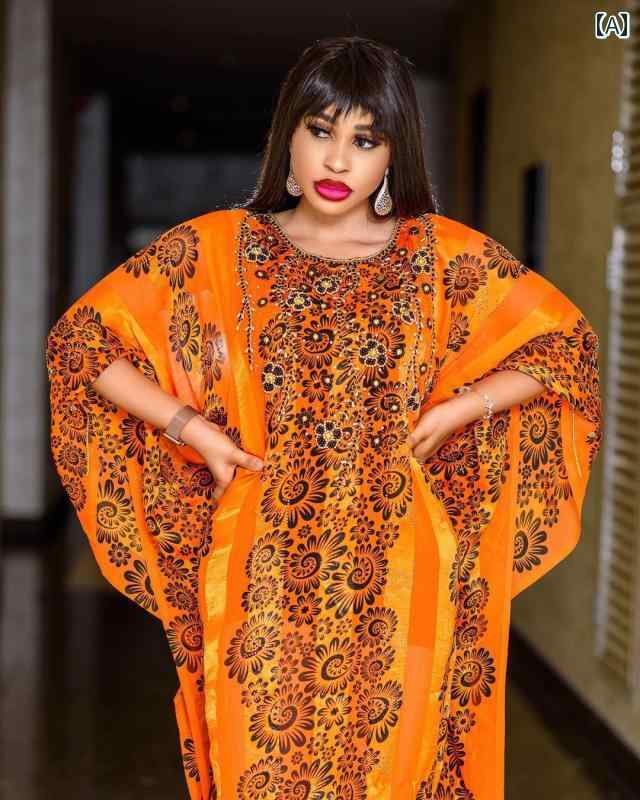 ワンピース ロング スカート アラビアン エスニック エキゾチック 中東 レディース アフリカン ファッション カジュアル 大きめサイズ