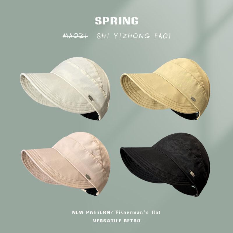 ポニーテール 帽子 レディース キャップ 夏季 フィッシャーマン ハット 防紫外線 スタイリッシュ 速乾 レジャー