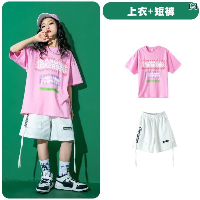 子供服 女の子 男の子 Tシャツ へそ出し パンツ ミニスカート 運動会 チアリーディ...