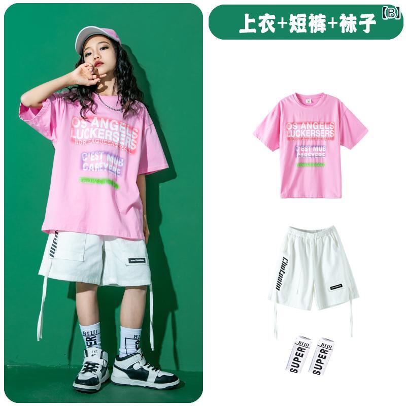 子供服 女の子 男の子 Tシャツ へそ出し パンツ ミニスカート 運動会 チアリーディ...