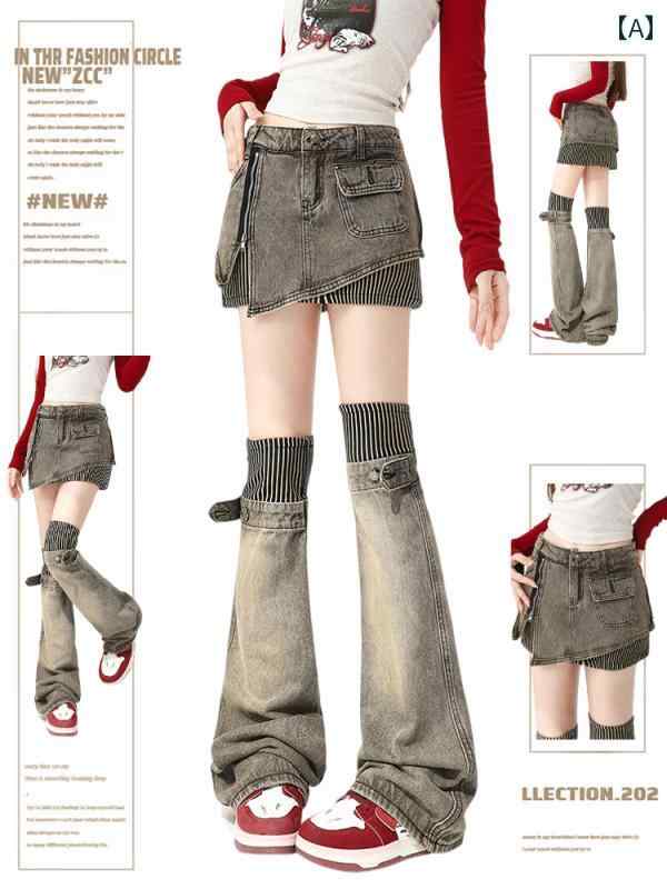 女の子 ミニスカート デニムスカート 夏 セクシー 魅惑 カジュアル 休日 リゾート 通学 アウトドア 快適コーデ レディース ファッション