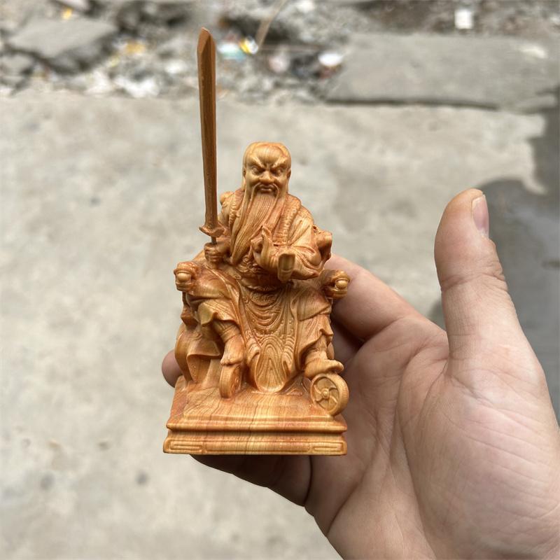 置物 木 仏具 神具 インテリア ディスプレイ レトロ 小物 アート 縁起物 彫刻 菩薩 仏像 仏陀 チャイナ風